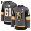 Vegas Golden Knights Dresy Fanatics Premium Mark Stone 2024-25 Šedá Třetí - Dětské Vegas Golden Knights Dresy Fanatics Premium Mark Stone 2024-25 Šedá Třetí - Dětské
